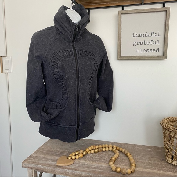 lululemon athletica Tops - Lululemon Cuddle Up Sweatshirt Jacket Size 4